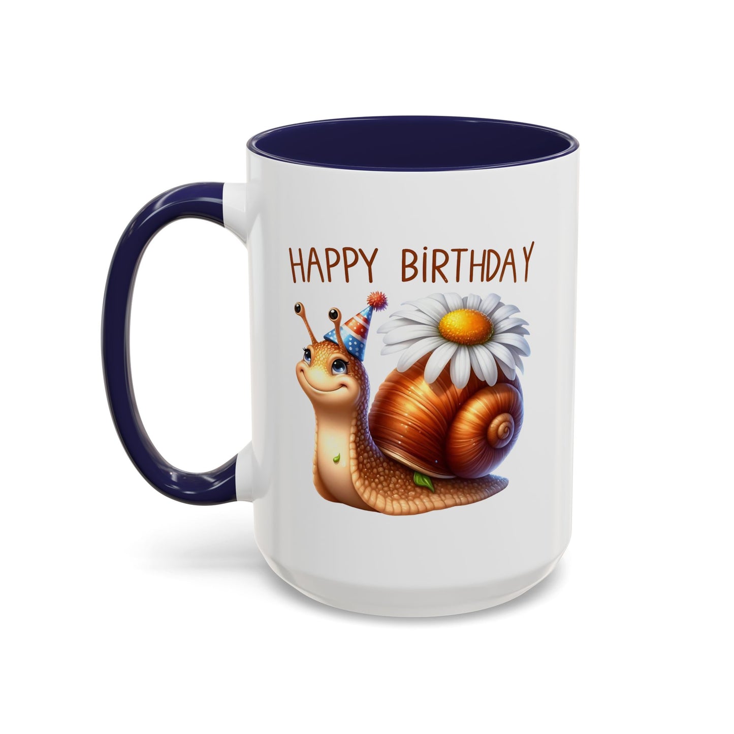 Birthday Mug - Snail Flower