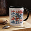 4th of July Mug - America peace Sign