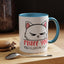 Adult Mug - Fluff You White Cat