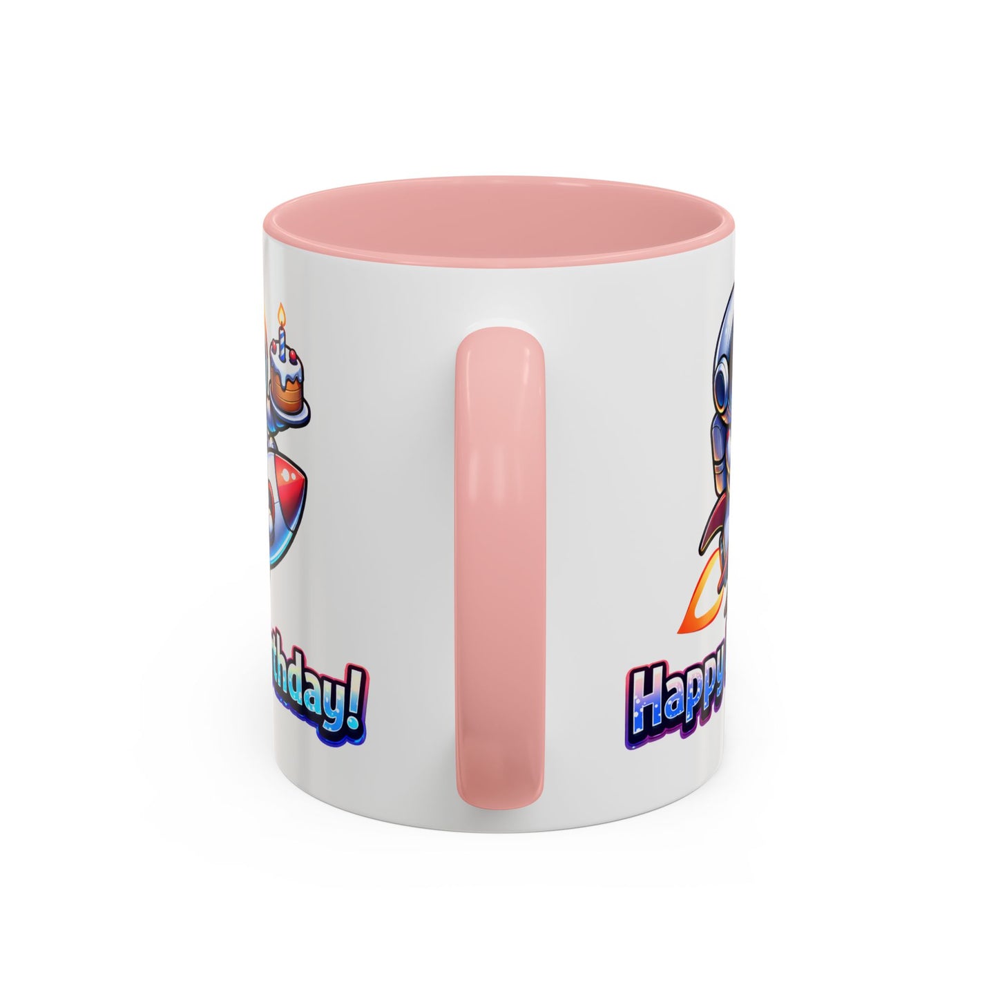 Birthday Mug - Astronaut Rocket