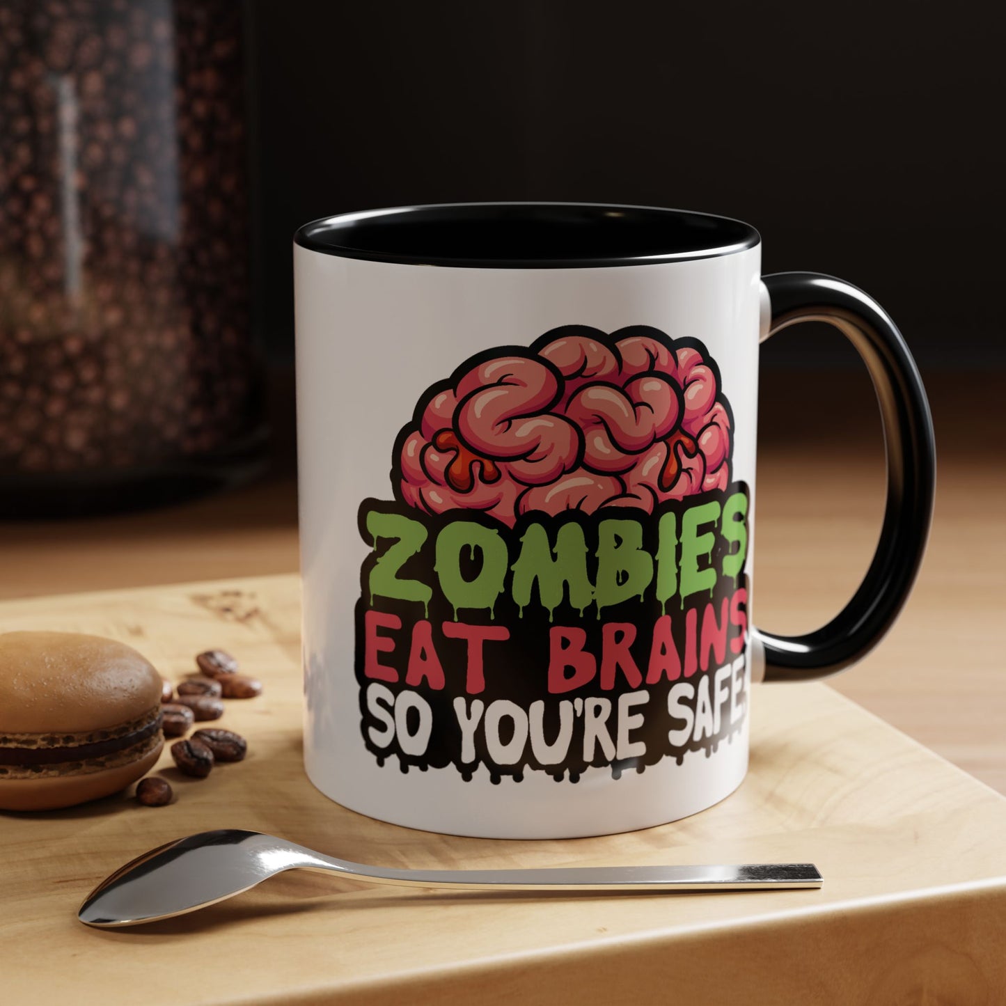 Humor Mug - Zombies Eat Brains