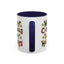 Christmas Mug - Merry Christmas Happy Holidays Decorative Text