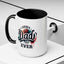 Father's Day Mug - Best Dad Ever Basketball