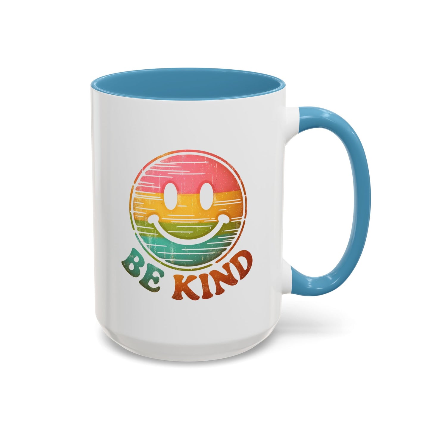 Motivation Mug - Retro Smiley Face Be Kind