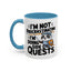 Humor Mug - I'm Not Procrastinating I'm Doing Side Quests