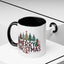 Christmas Mug - Merry Christmas Tartan Text Trees Presents