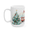 Christmas Mug - Merry Christmas Snowy Landscape Train