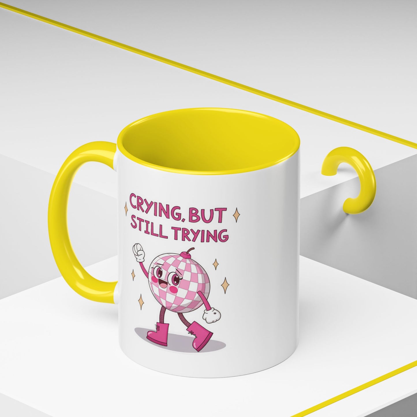 Wellness Mug - Crying But Still Trying