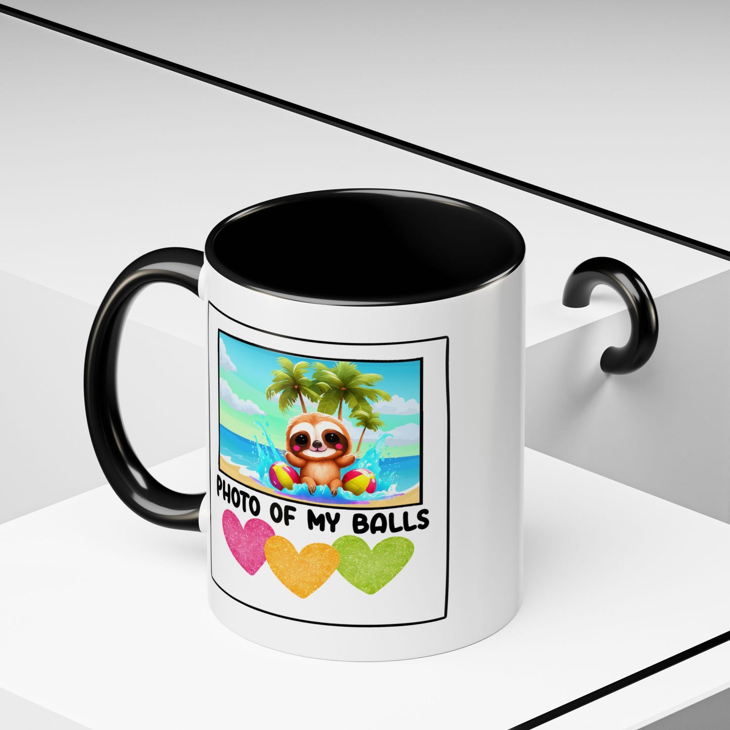 Adult Mug - Photo of My Balls