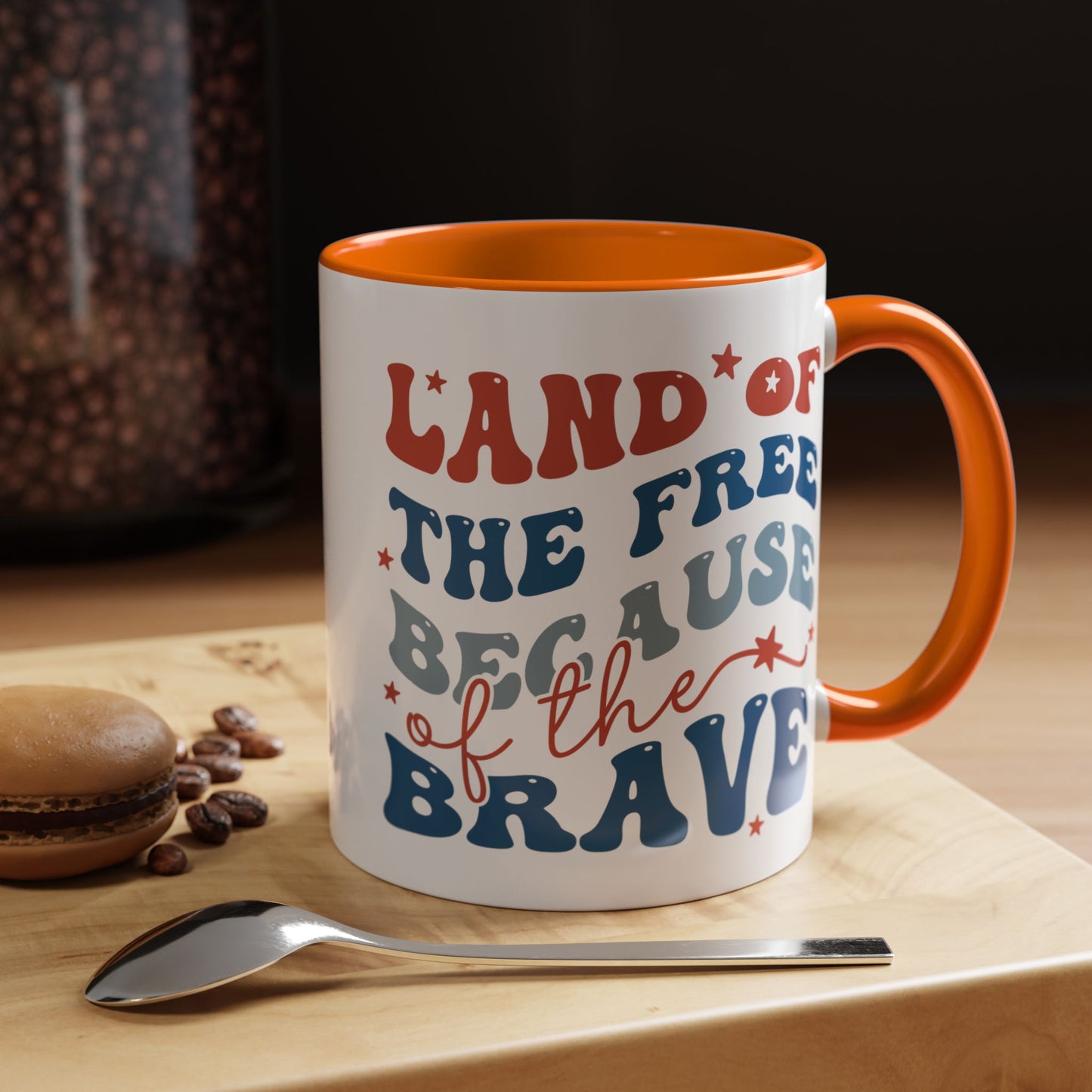 4th of July Mug - Land of The Free Because of The Brave