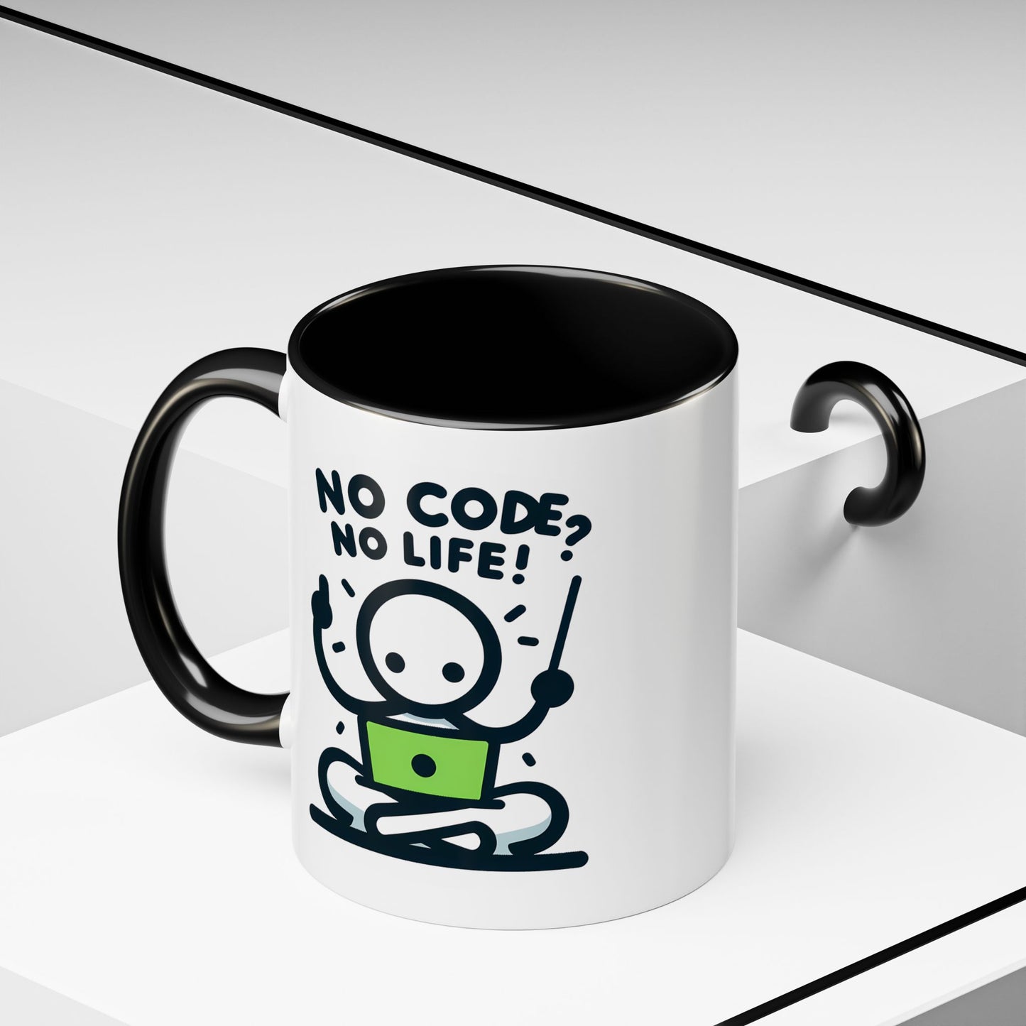 Humor Mug - No Code No Life