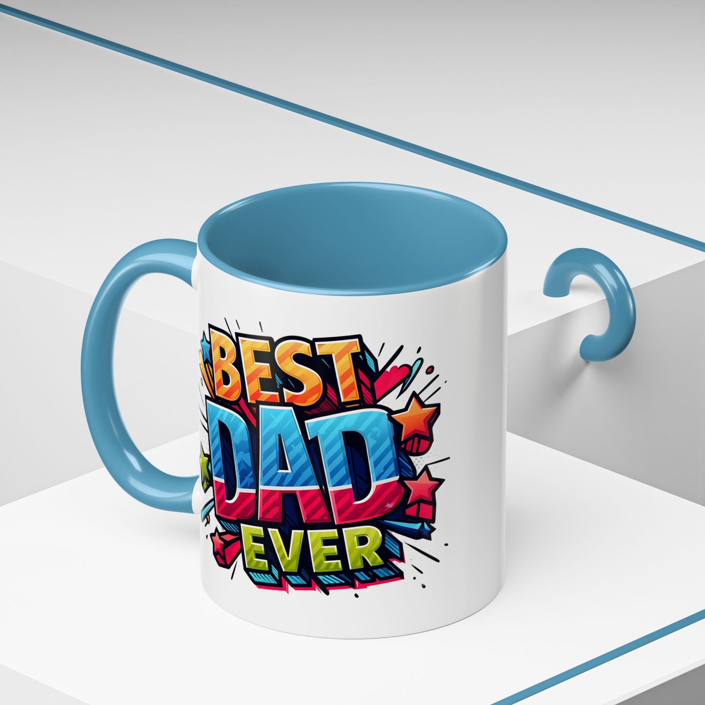 Father's Day Mug - Best Dad Ever Comic