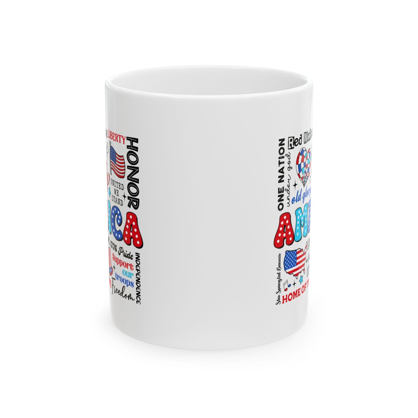 4th of July Mug - Retro America