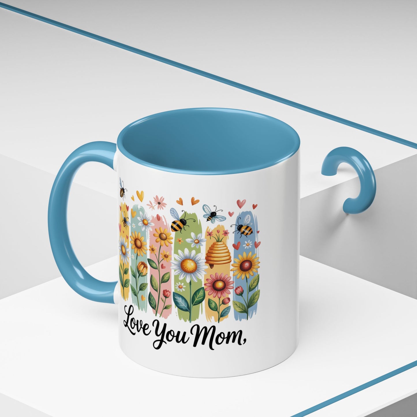 Mother's Day Mug - Love You Mom Beehive