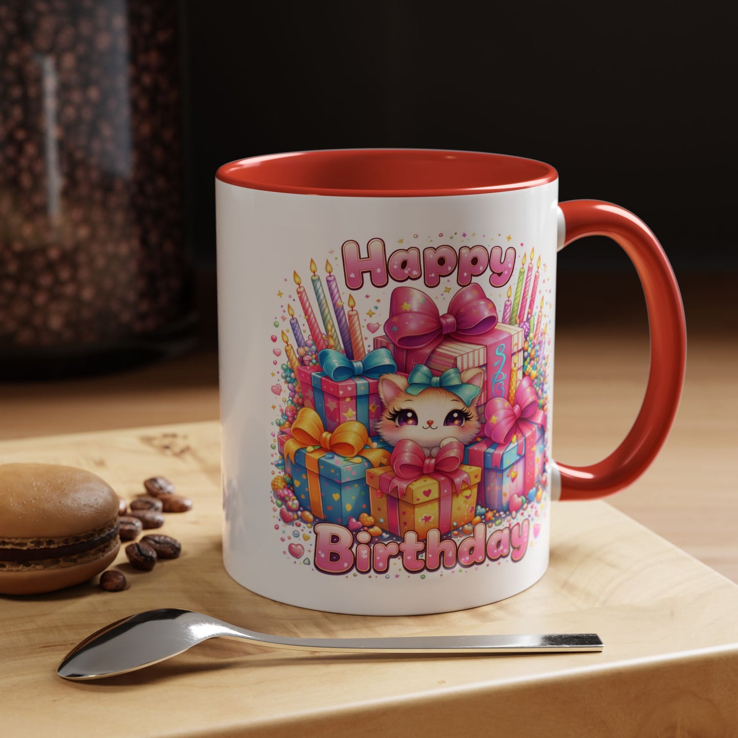 Birthday Mug - Kawaii Kitty
