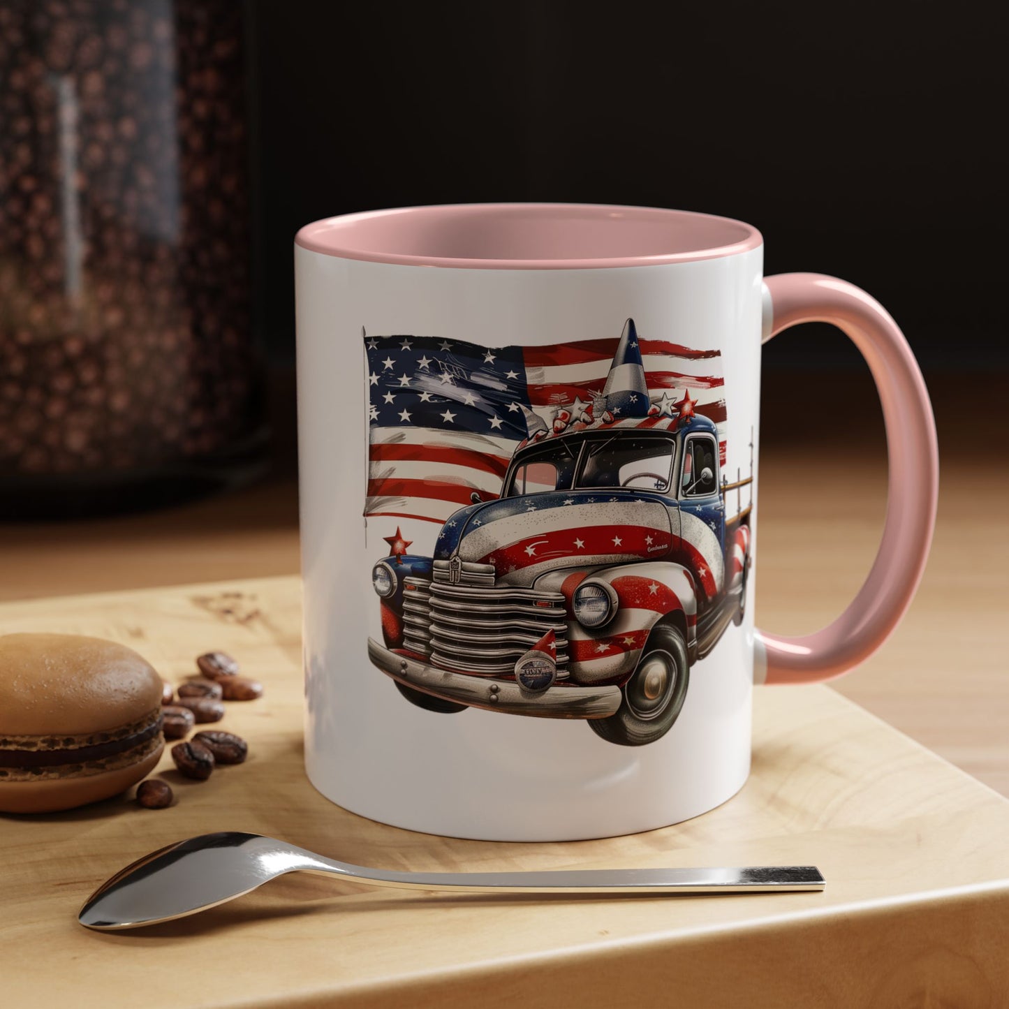 4th of July - Old Truck & Flag 2