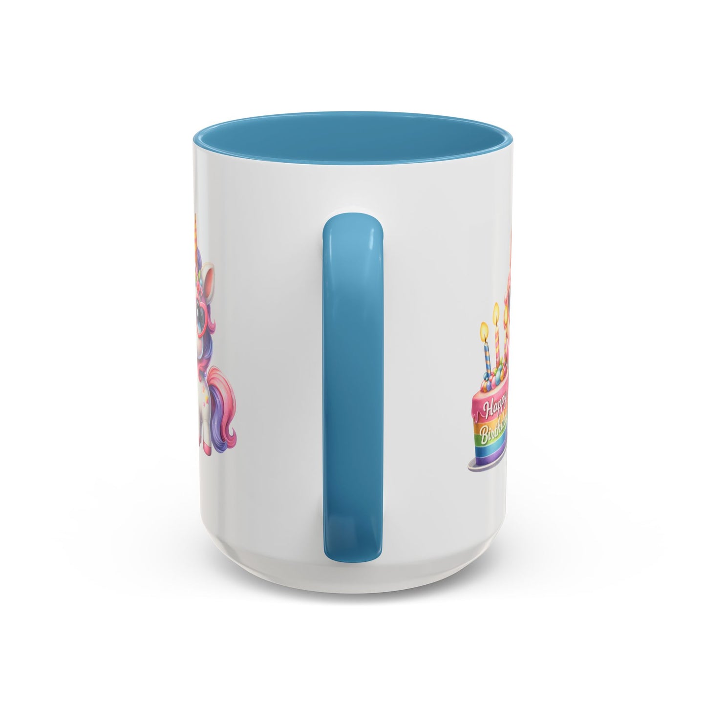 Birthday Mug - Unicorn Candles