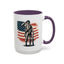 4th of July Mug - American Soldier Flag