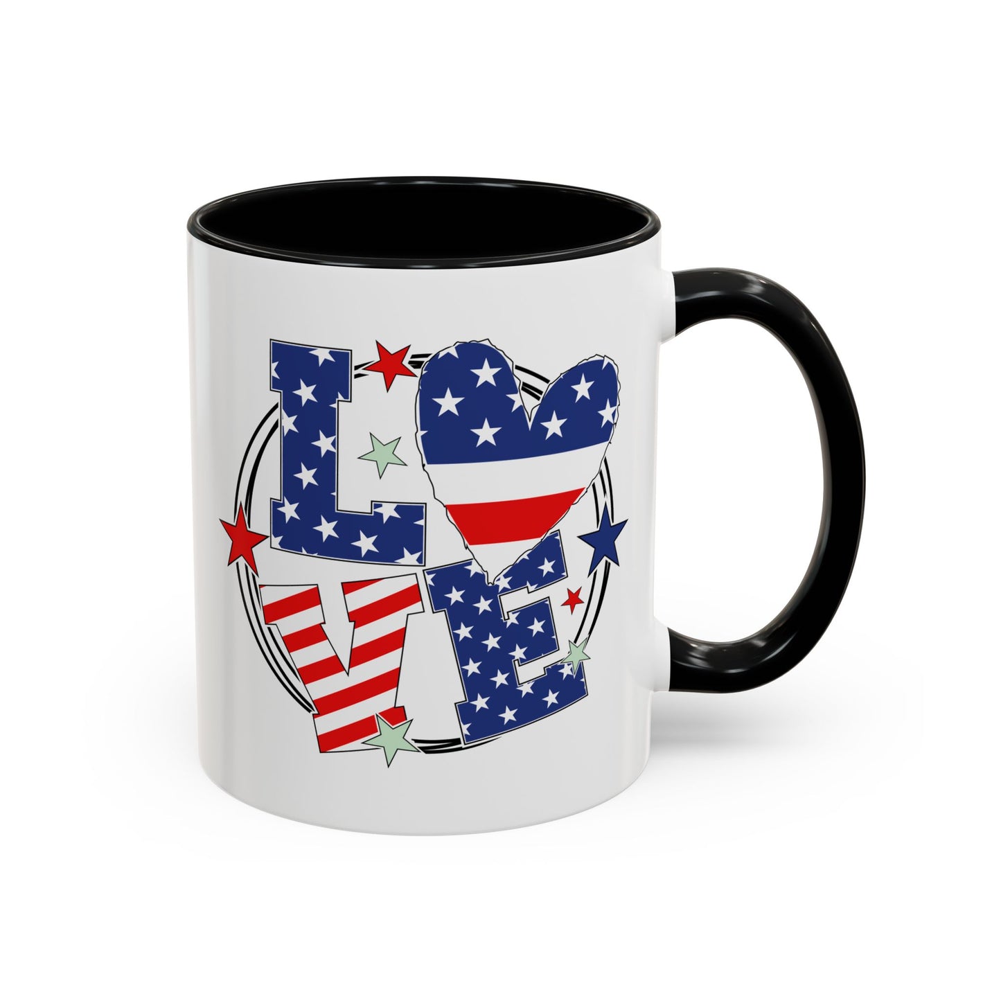 4th of July Mug - Love 4th of July