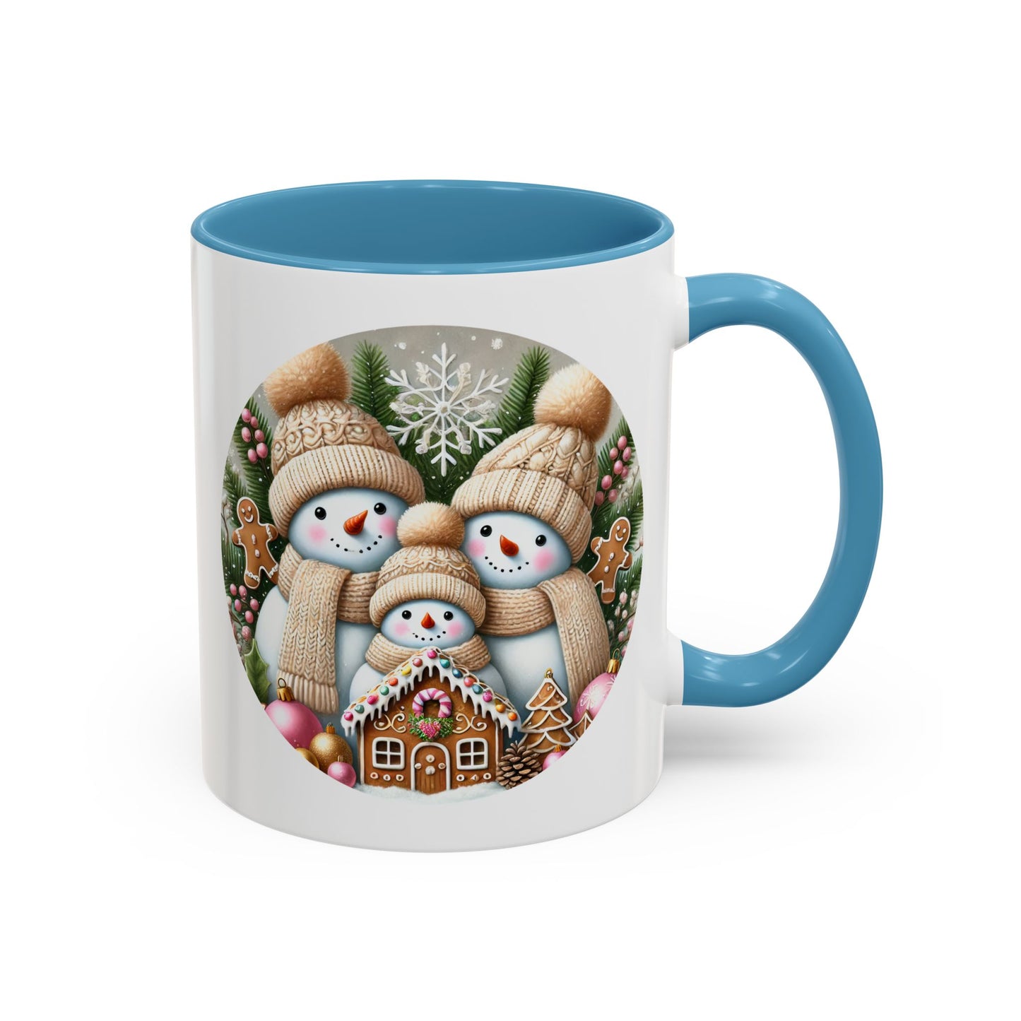 Christmas Mug - Gingerbread Snowman Family