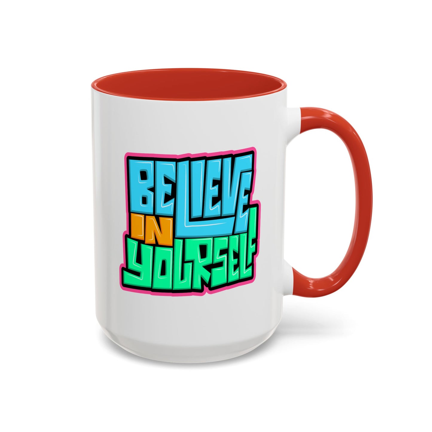Motivation Mug - Believe In Yourself Graffiti