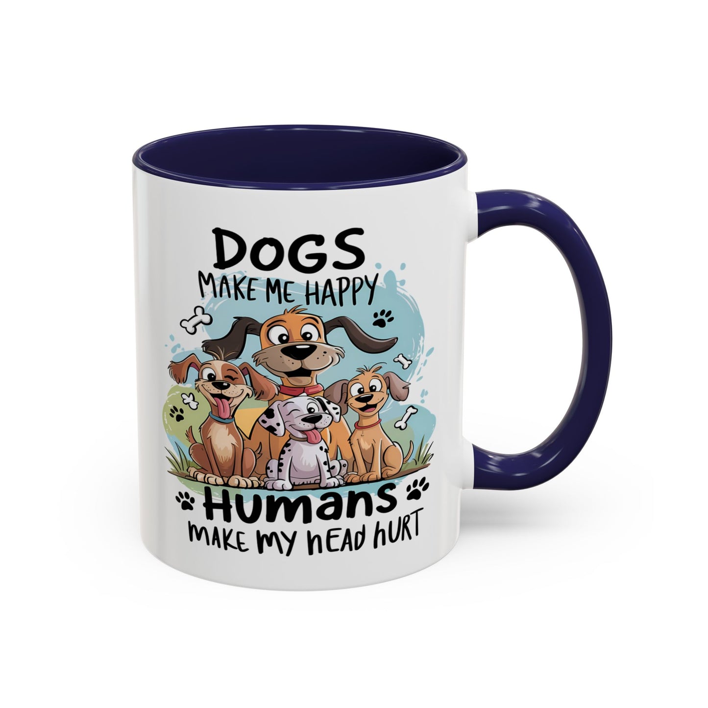 Animal Mug - Dogs Make Me Happy