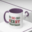 Christmas Mug - Ho Ho Ho Merry Christmas Green & Red Text 2