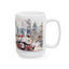 Christmas Mug - Snowy Landscape Train Wrap 6
