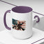 4th of July Mug - Skull Guns Flag