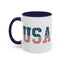 4th of July Mug - USA American Flag