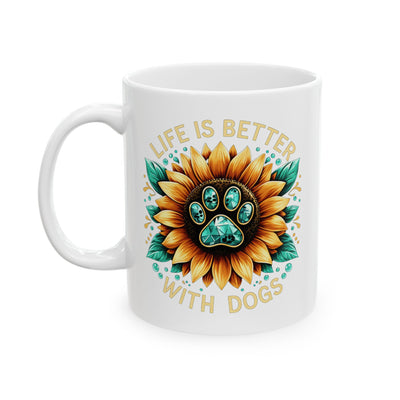 Animal Mug - Life Is Better With Dogs