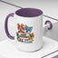 Christmas Mug - Merry Christmas Black Text Mouse Dog Cat Bird