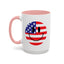 4th of July Mug - America Smiley Face