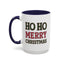 Christmas Mug - Ho Ho Ho Merry Christmas Red & Green Text 4