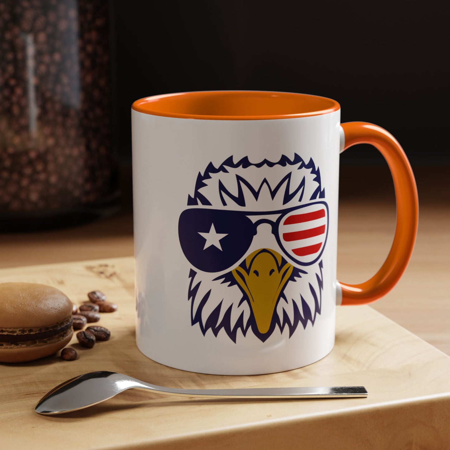 4th of July Mug - Cool American Eagle