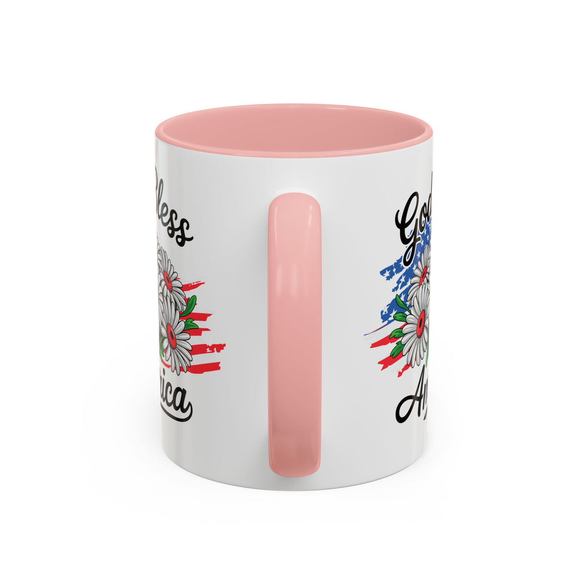 4th of July Mug - God Bless America Daisies