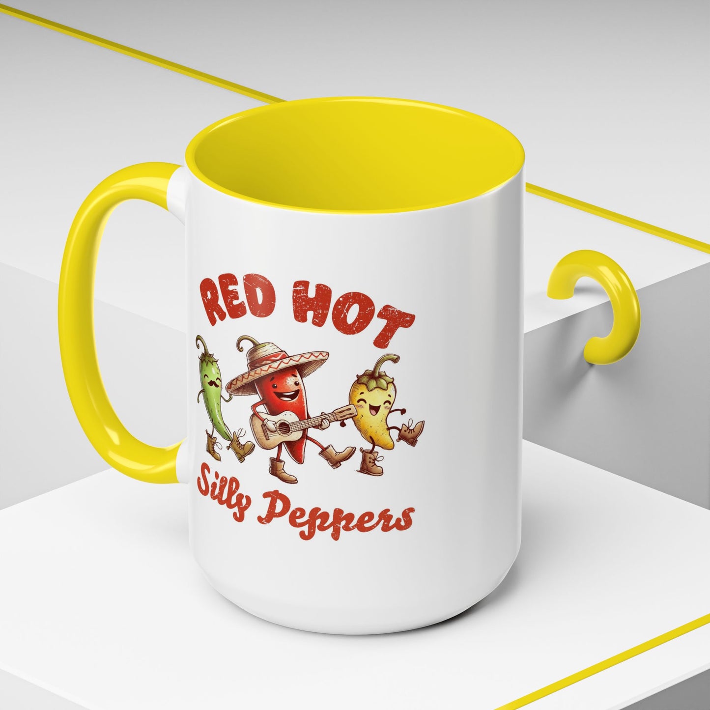 Humor Mug - Red Hot Silly Peppers