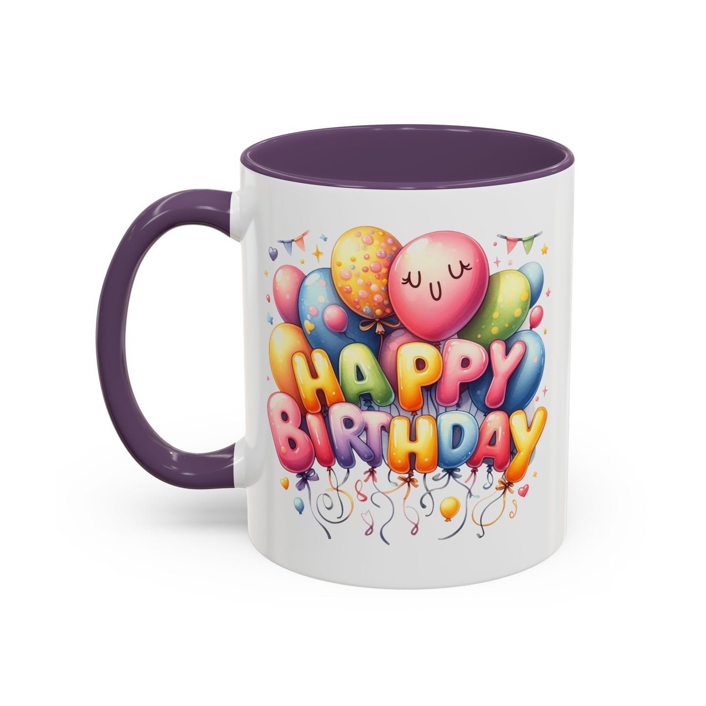Birthday Mug - Happy Birthday Cute Balloon