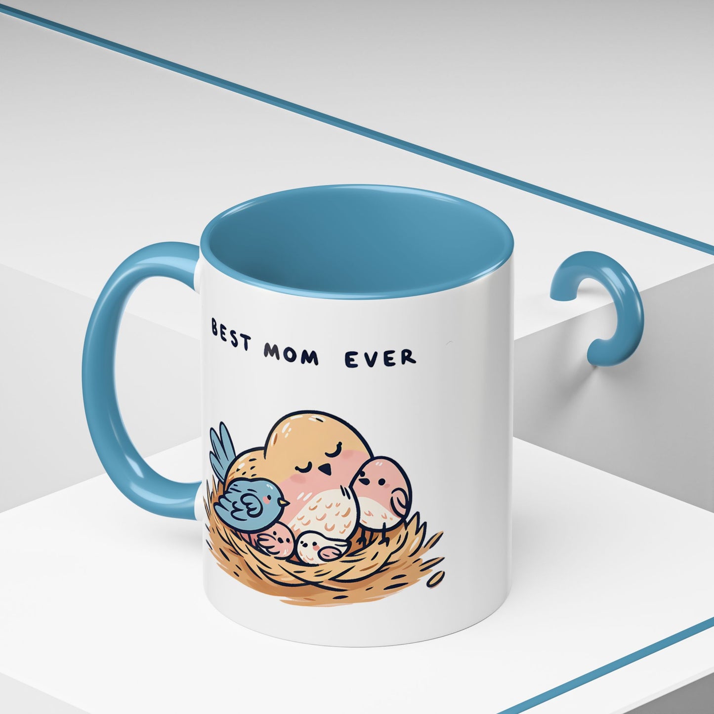 Mother's Day Mug - Best Mom Ever Birds