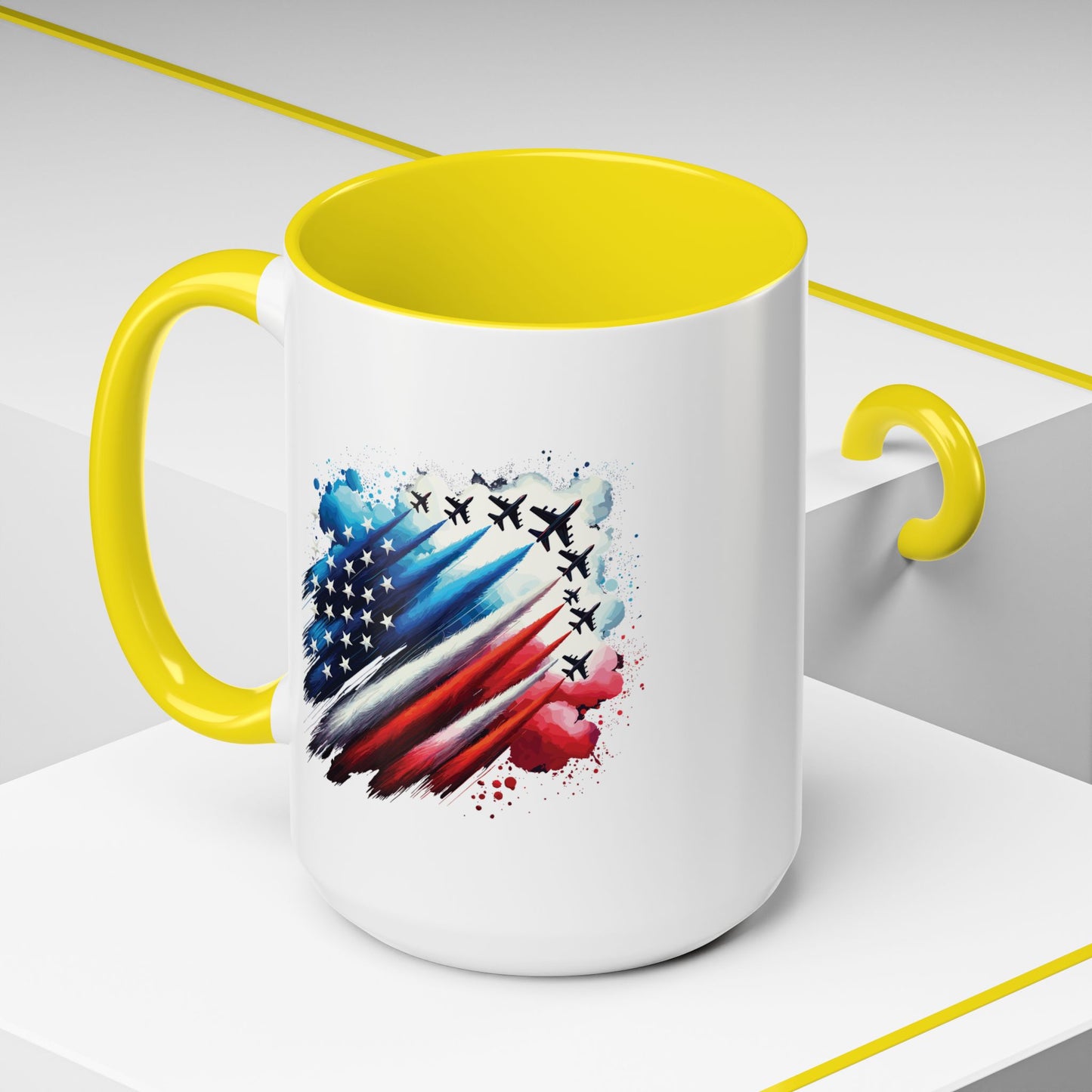 4th of July Mug - Fighter Jets USA Patriotic