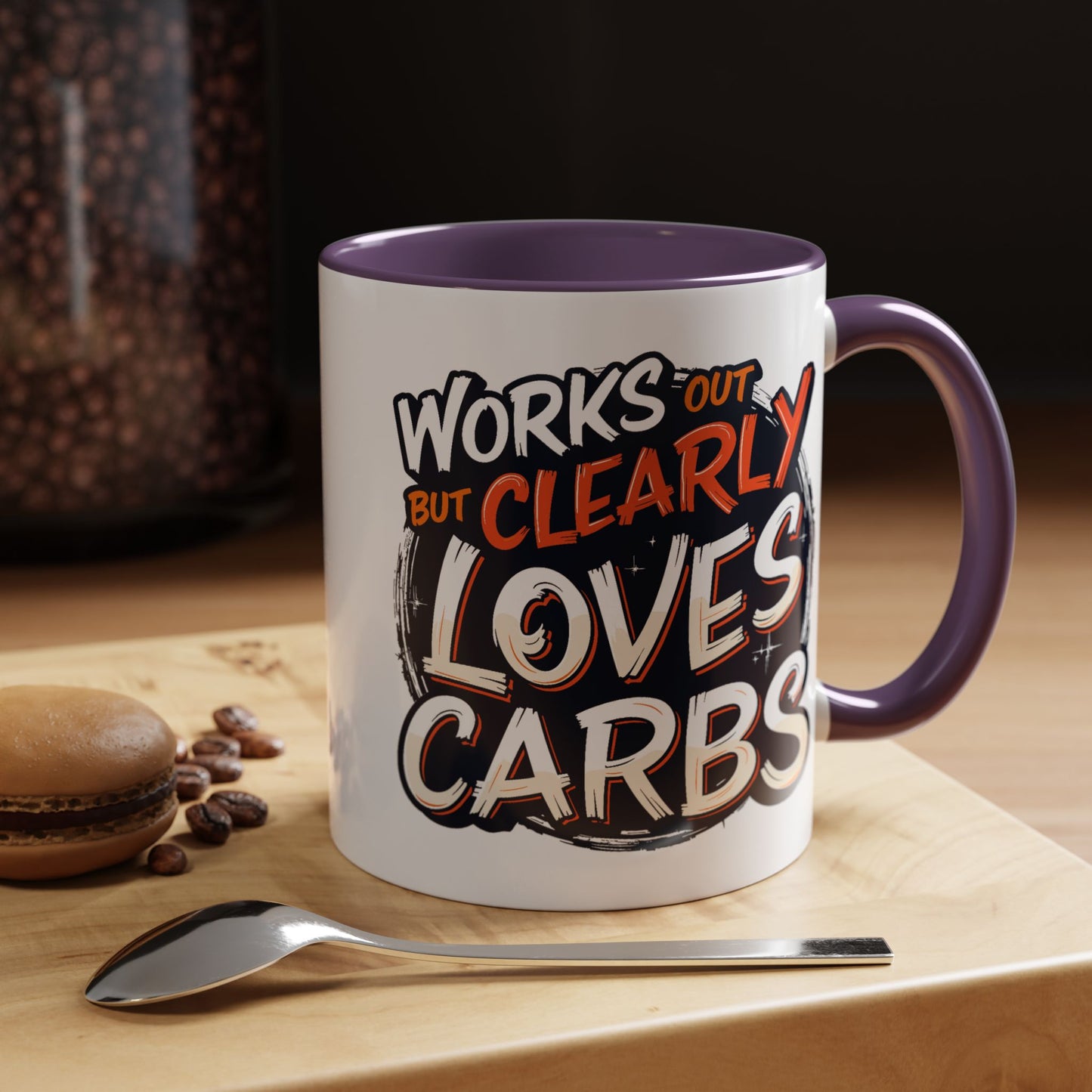 Adult Mug - Works Out But