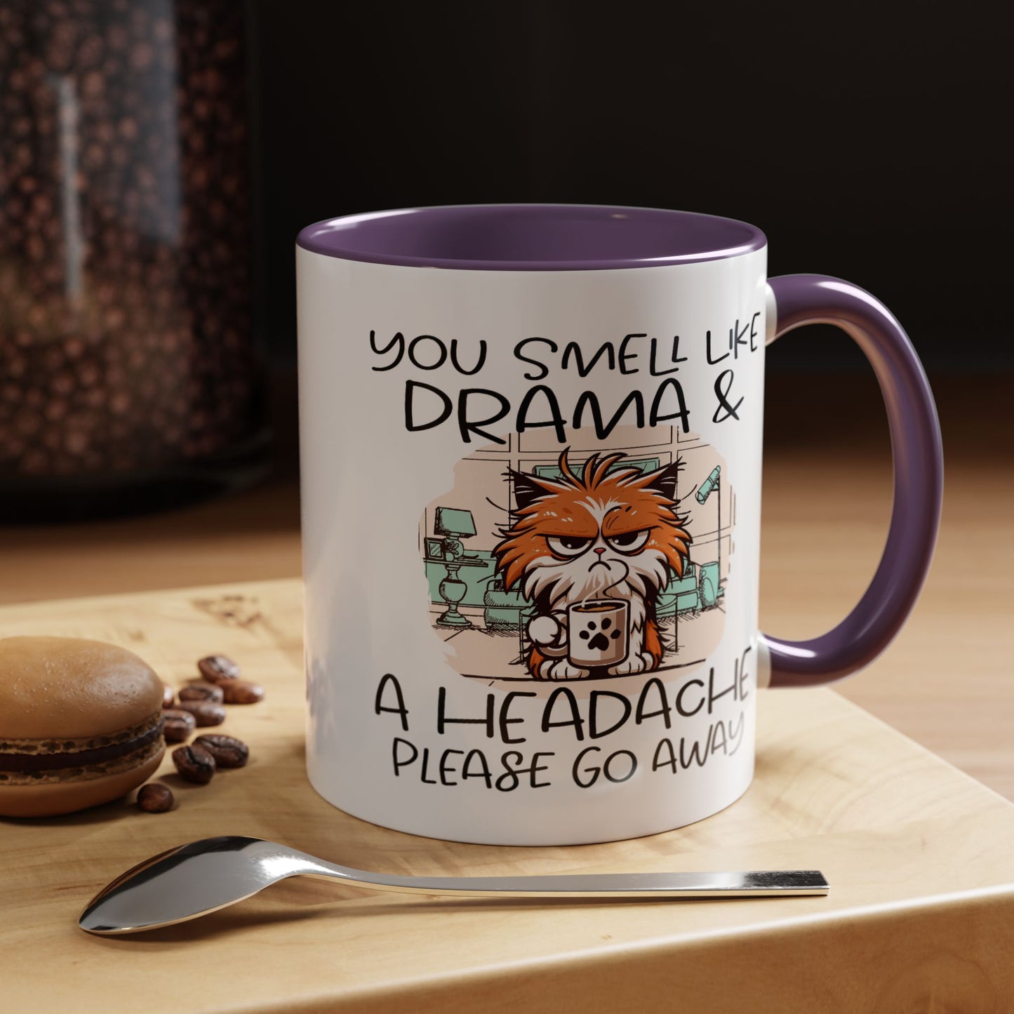 Humor Mug - You Smell Like Drama and a Headache
