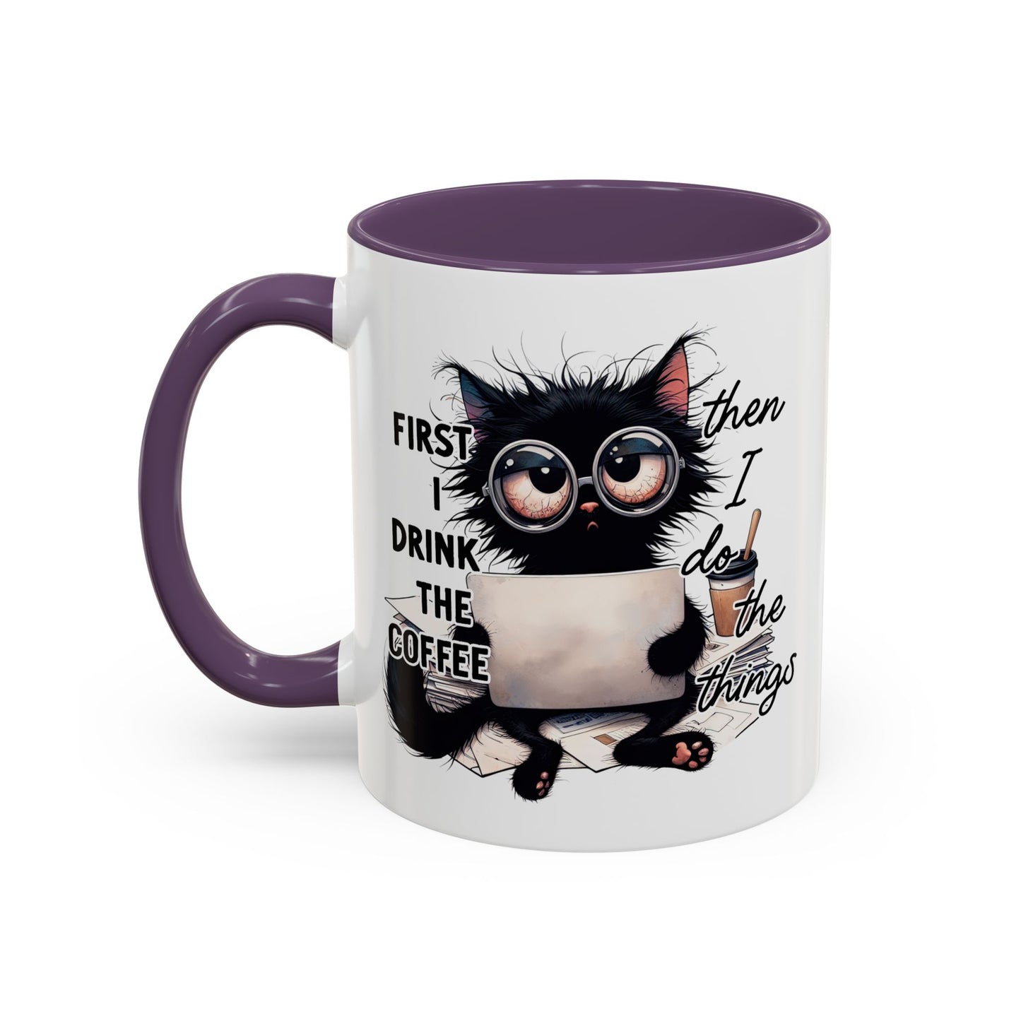 Animal Mug - First I Drink The Coffee