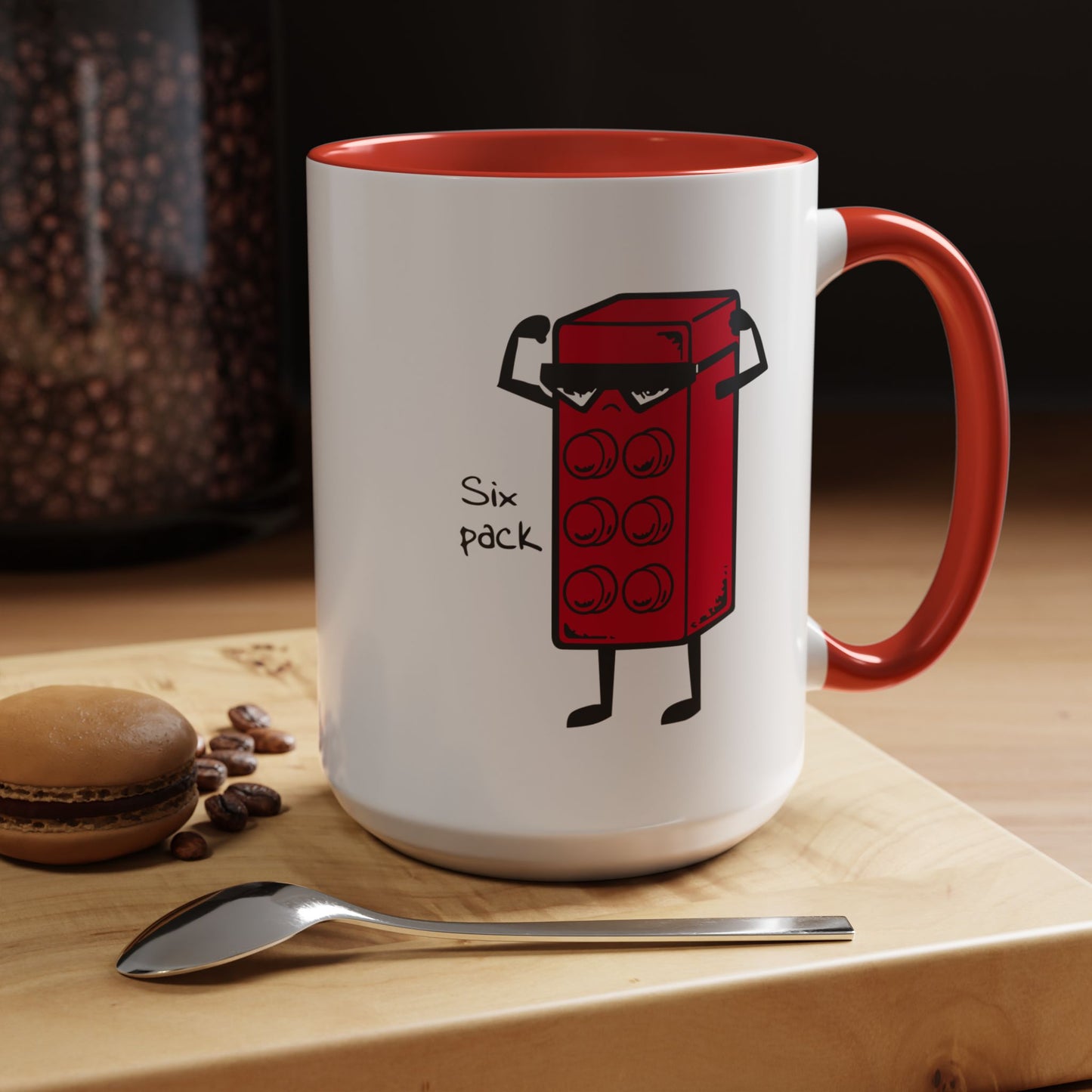 Humor Mug - Six Pack Lego Block