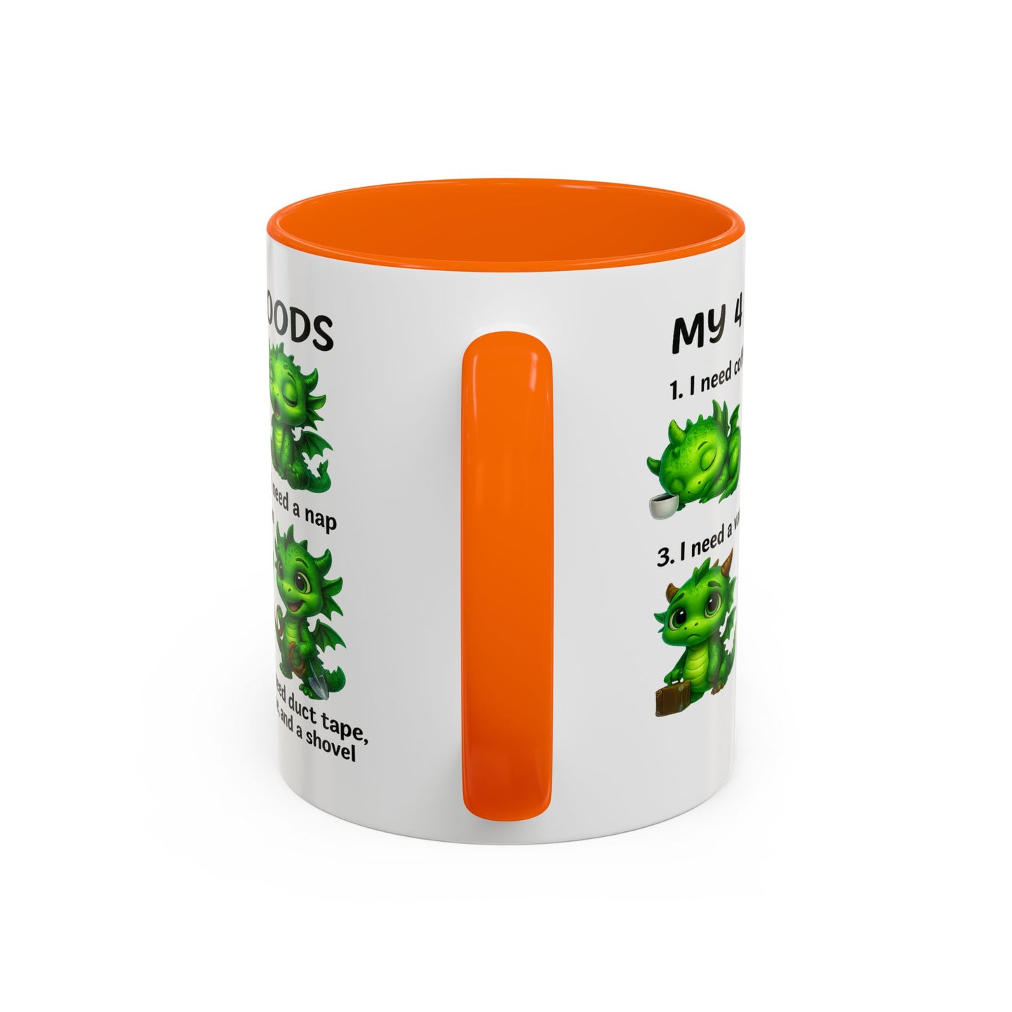 Humor Mug - My 4 Moods Dragon