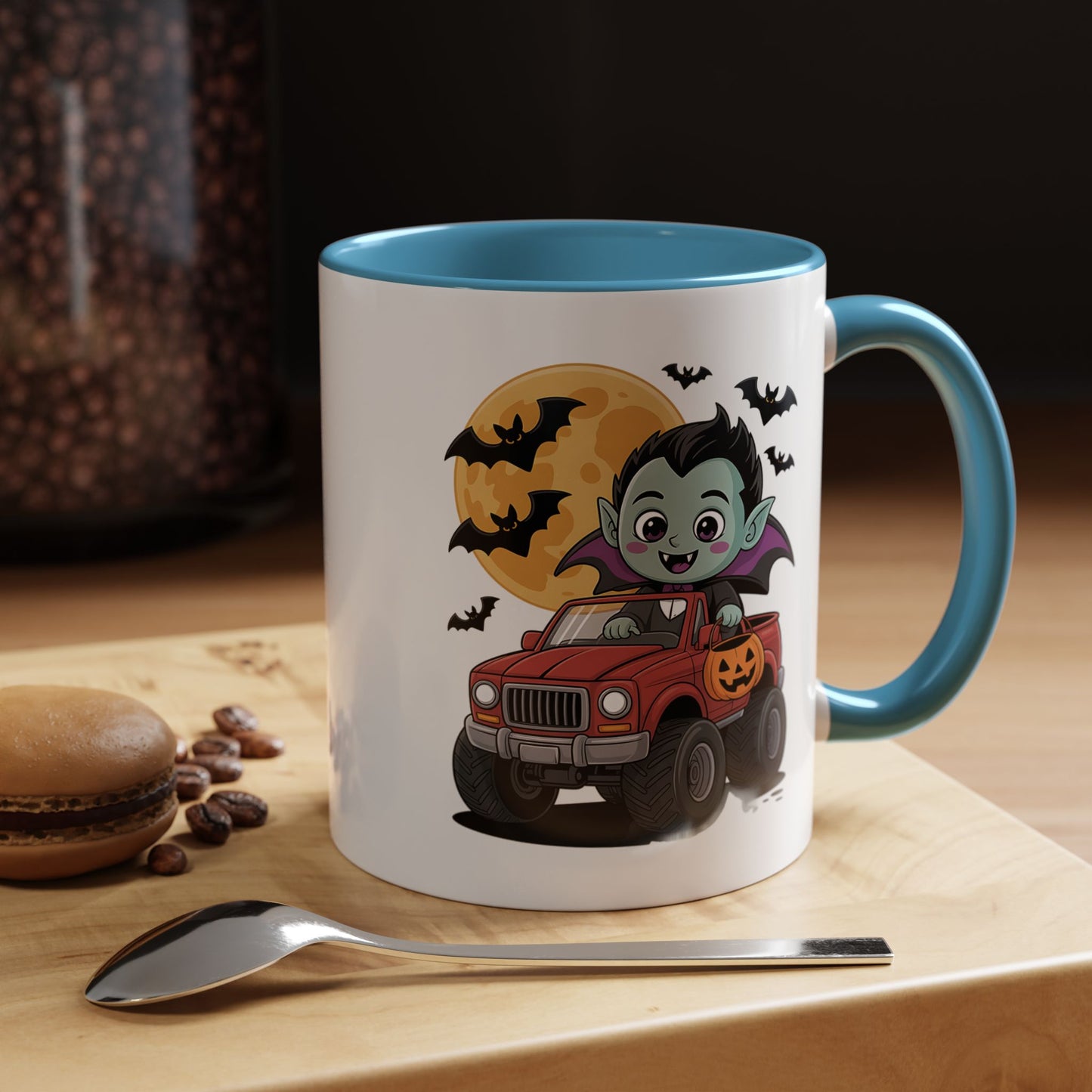 Halloween Mug - Driving Vampire