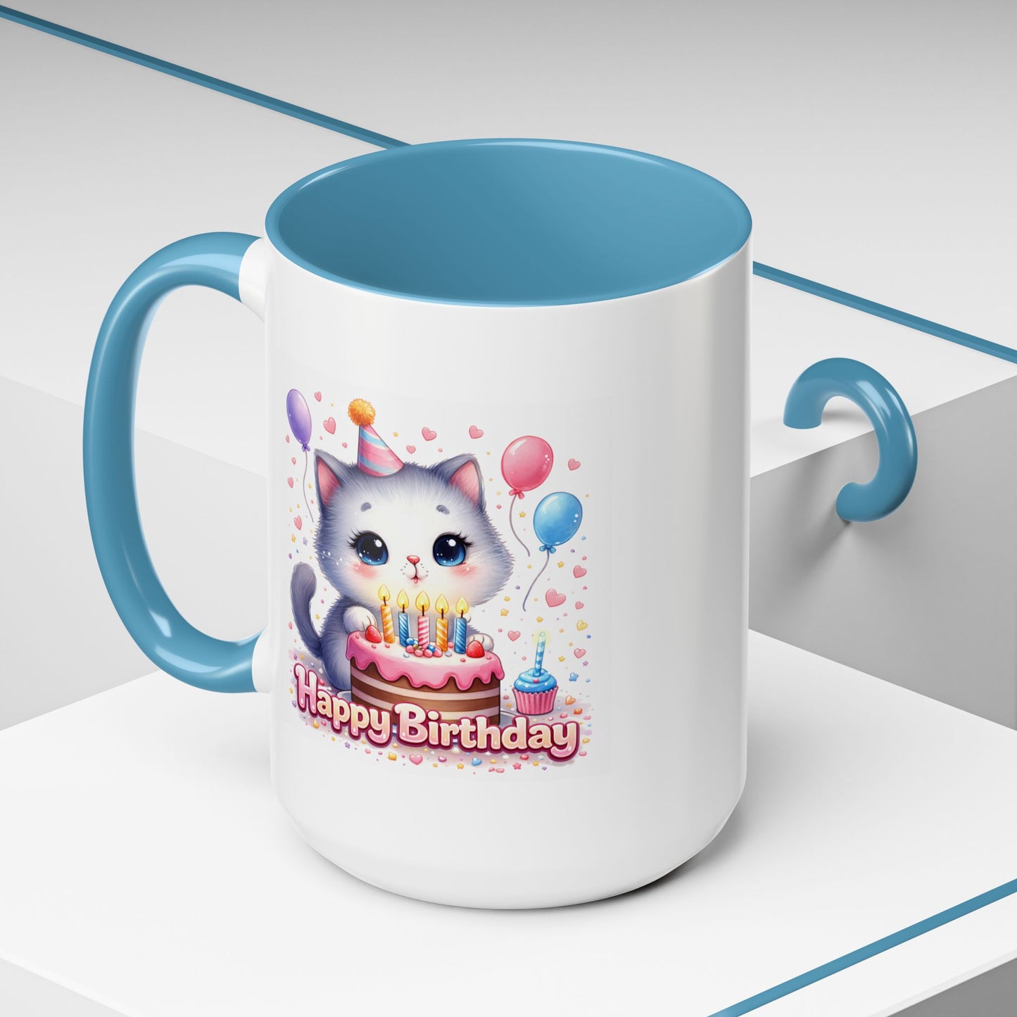 Birthday Mug - Birthday Kitty