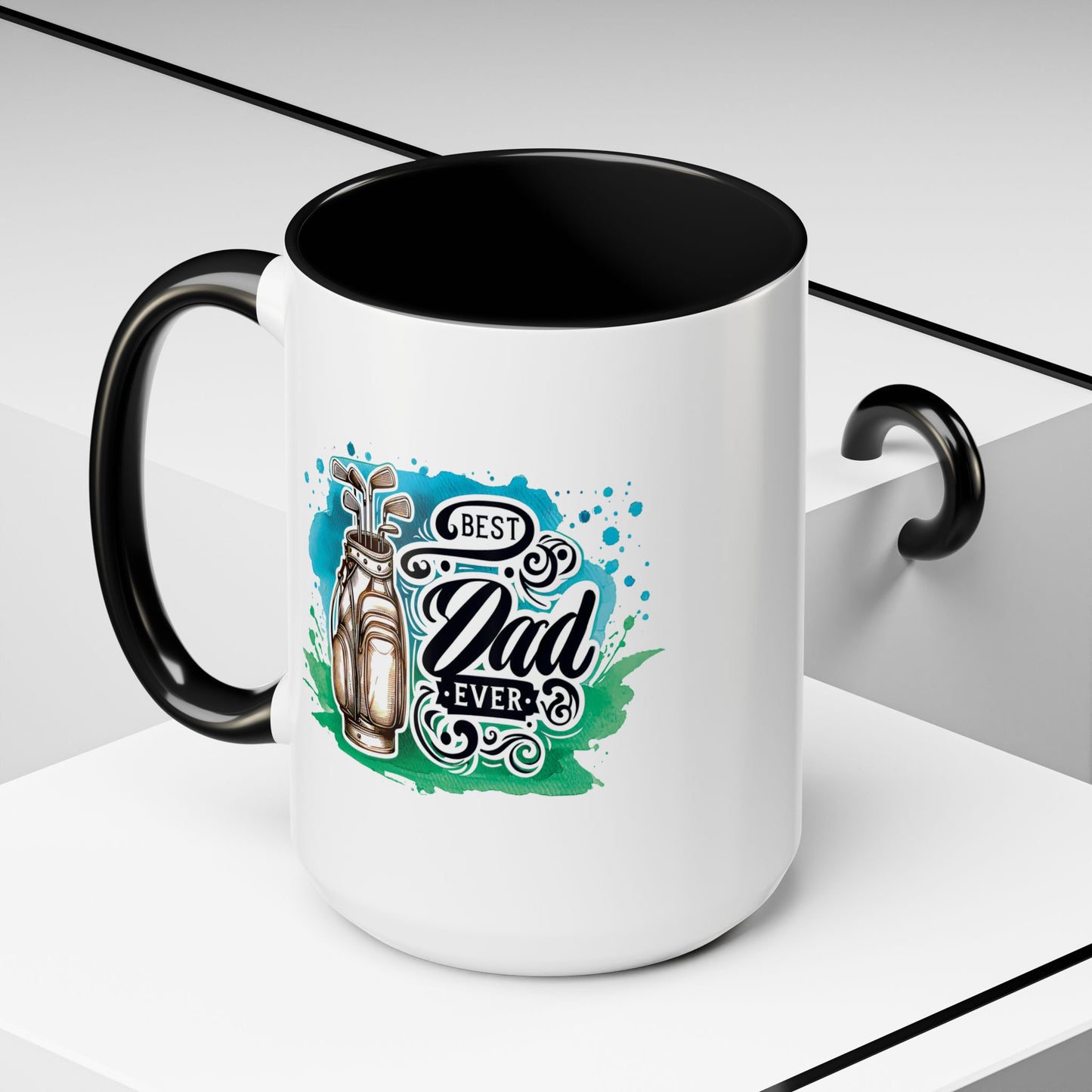 Father's Day Mug - Best Dad Ever Golf
