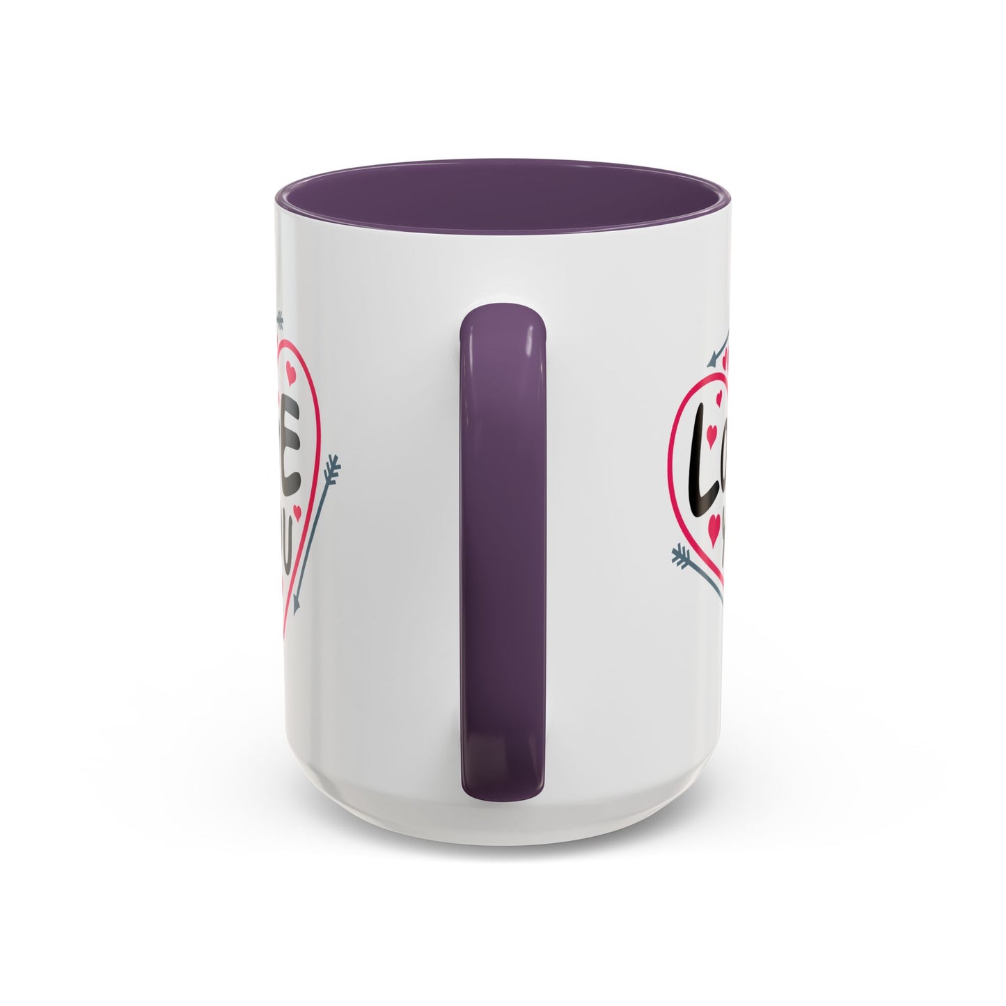 Valentine's Day Mug - Love You Heart Arrows