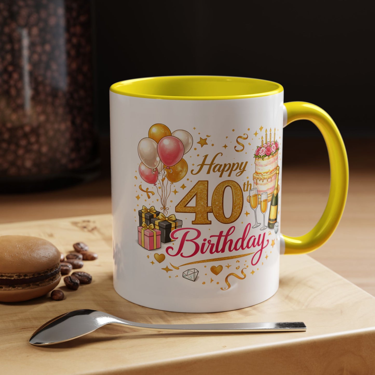 Birthday Mug - Happy 40th
